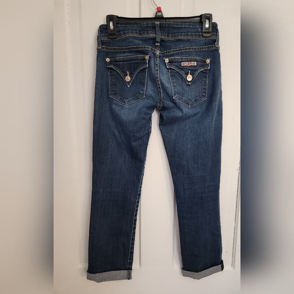 Hudson Jeans Ginny Crop Straight Leg with Flap Pocket size 26 - Picture 3 of 5